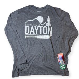 NCAA Dayton Flyers Men’s SS Gray T-Shirt Alma Mater Size M NWT